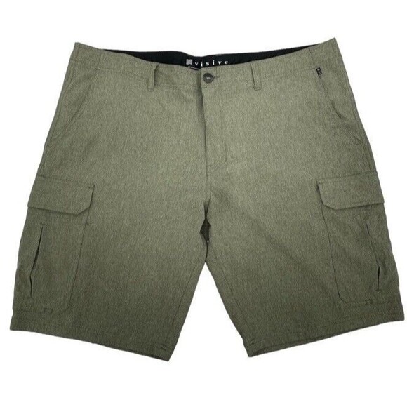 VISIVE Hybrid Yard Dye Export Mens Cargo Hybrid Stretch Utility Short Size 42 - Picture 1 of 10